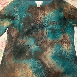 Tie die blouse